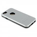 Wholesale Apple iPhone 5 5S Strong Armor Hybrid with Stand (Silver)